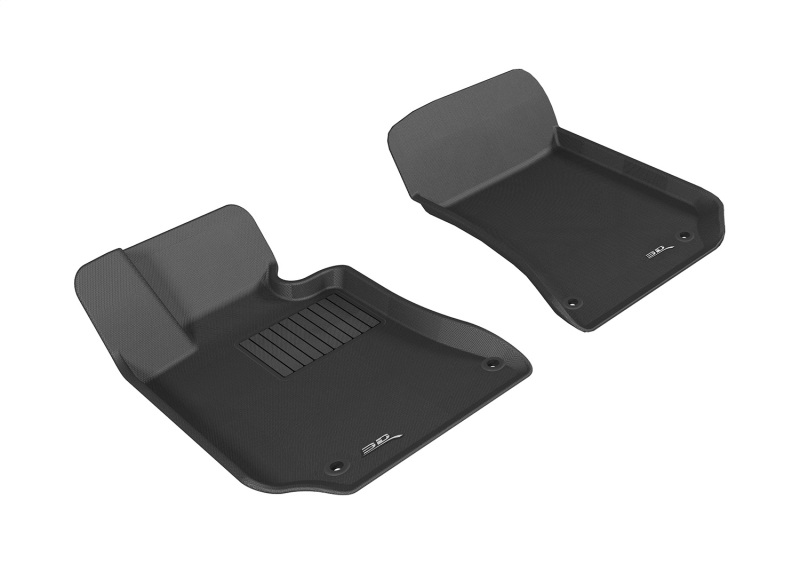 Mercedes-Benz Cls-Class Floor Mats - Front - 3D MAXpider - Kagu - Black - `14-`18 Mercedes-Benz Cls-Class Floor Mats - Front - 3D MAXpider - Kagu - Black - `14-`18